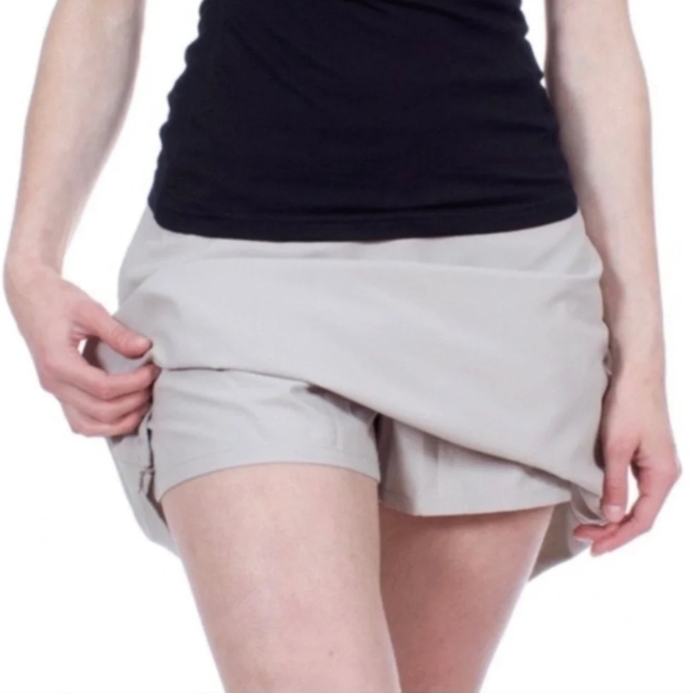 Patagonia Beige Duway Side Zip Skort Size 6